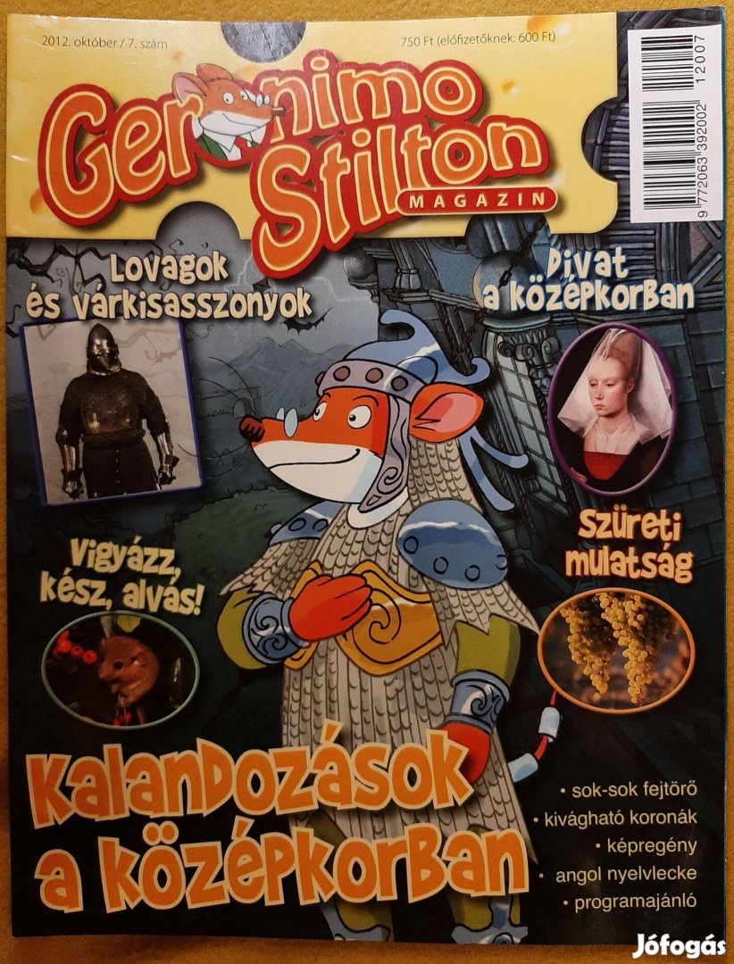 Geronimo Stilton magazin (2012. október / 7. szám)