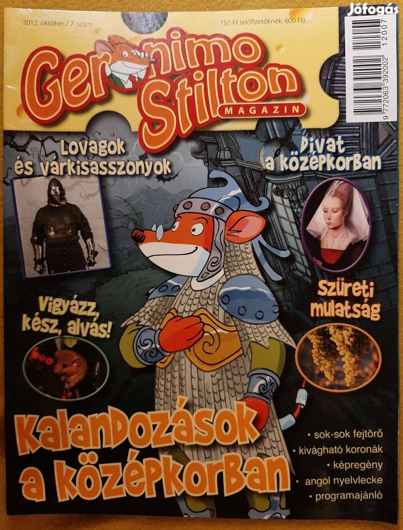 Geronimo Stilton magazin (2012. október / 7. szám)