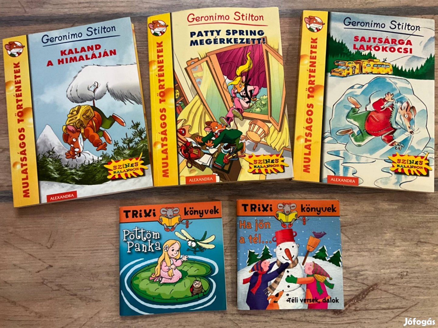 Geronimo Stilton mesekönyvek újszerű állapotban - 3 együtt + 2 ajándék