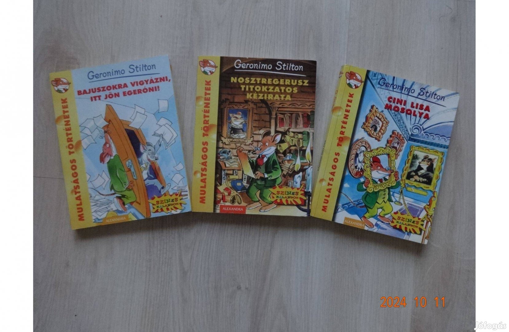 Geronimo Stilton mesekönyvek újszerű állapotban - 3 kötet együtt