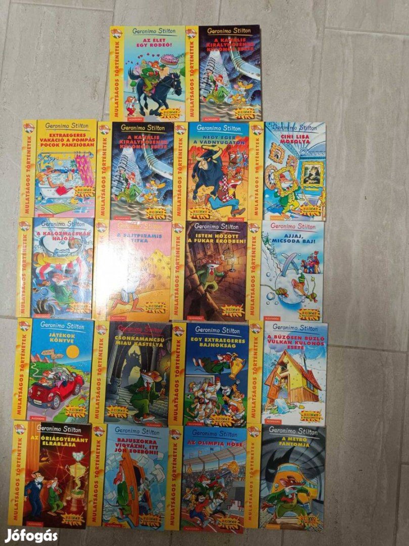 Geronimo Stilton mulatságos történetek