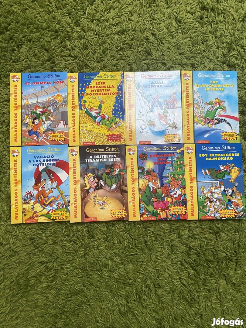 Geronimo stilton könyvek (8db)