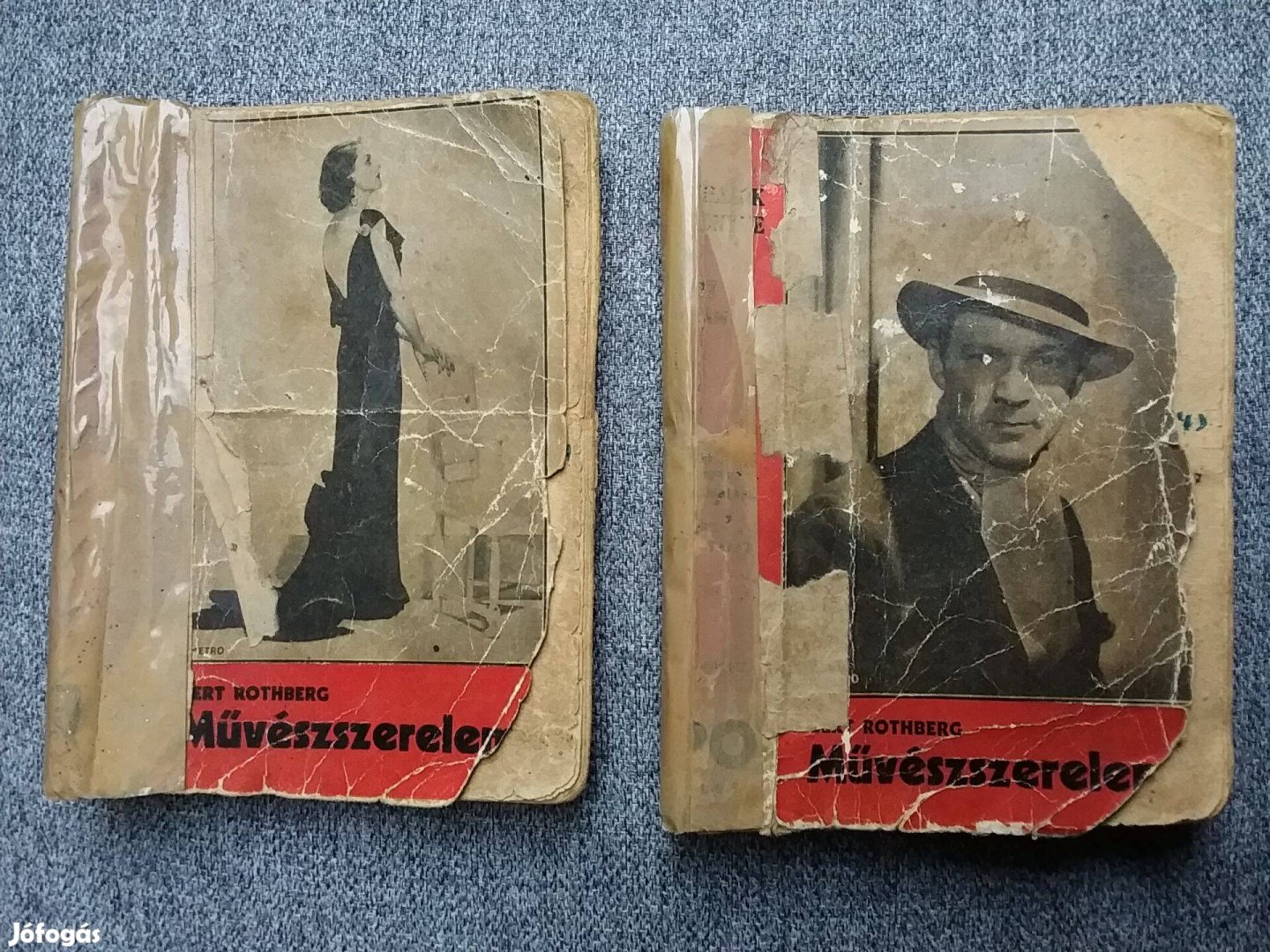 Gert Rothberg: Művészszerelem I-II (1934) Milliók könyve - antik ponyv