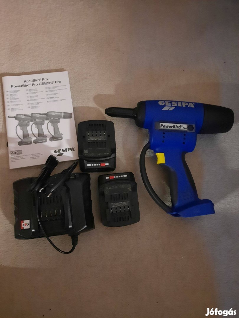 Gesipa szegecshuzo akkus 18V