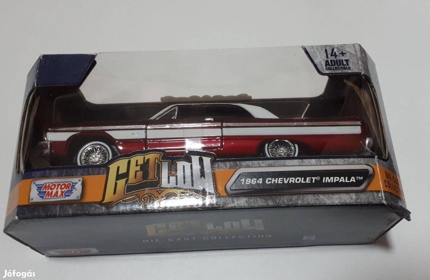 Get low 1964 chevrolet impala1:24 arányú játékautó!
