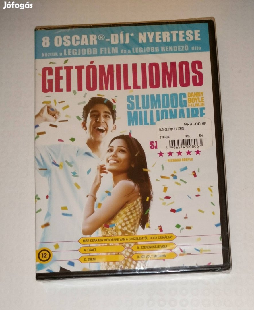 Gettó milliomos dvd bontatlan Gettómilliomos 