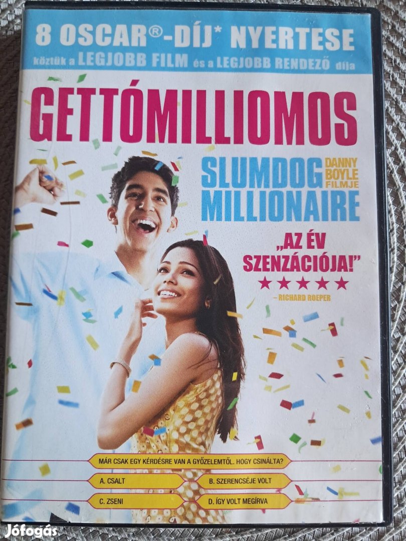 Gettómilliomos 8 OSCAR Díj Nyertese 