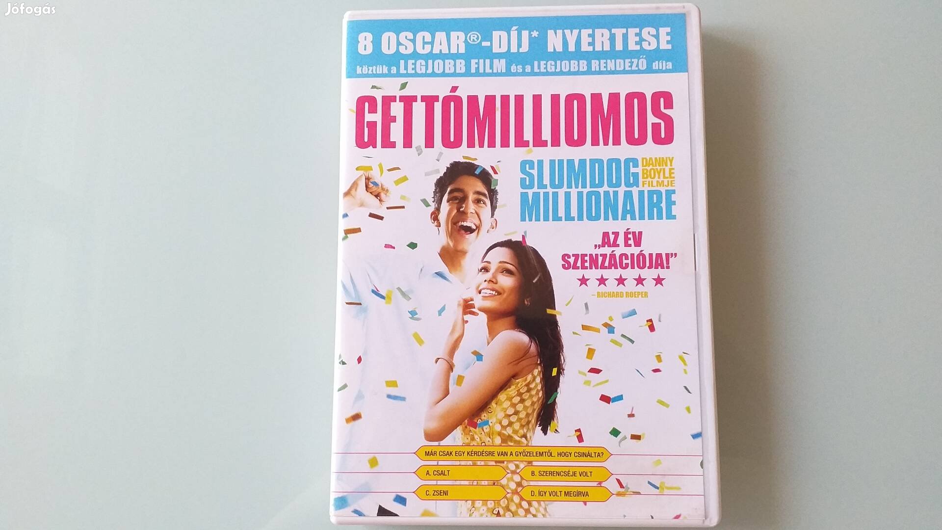 Gettómilliomos DVD film 8 Oscar díjas