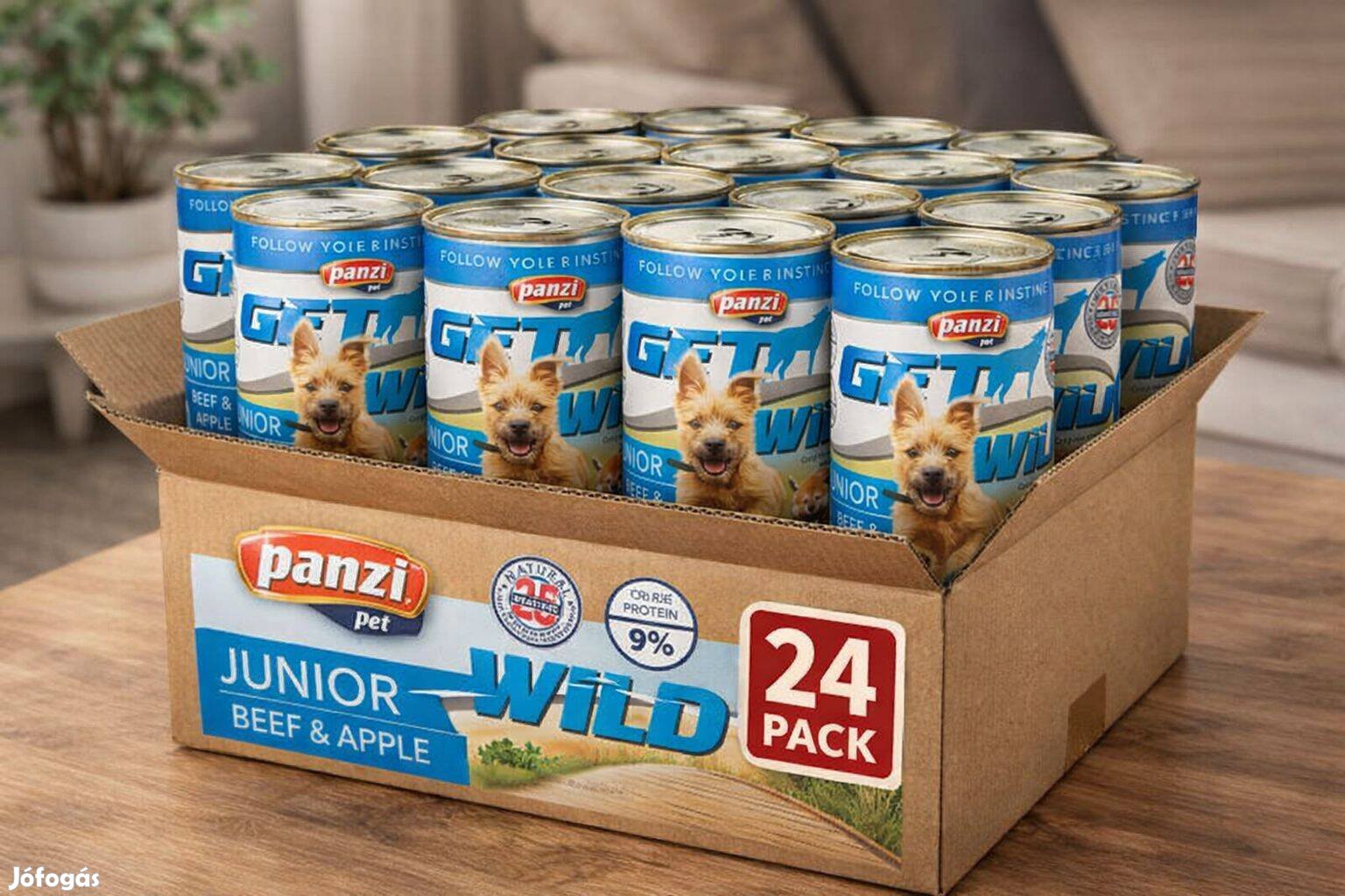 Getwild nedves kutyatáp kölyökkutyák részére 24 db x 415 g