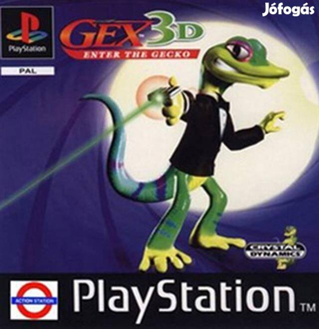 Gex 3D Enter the Gecko, Boxed PS1 játék