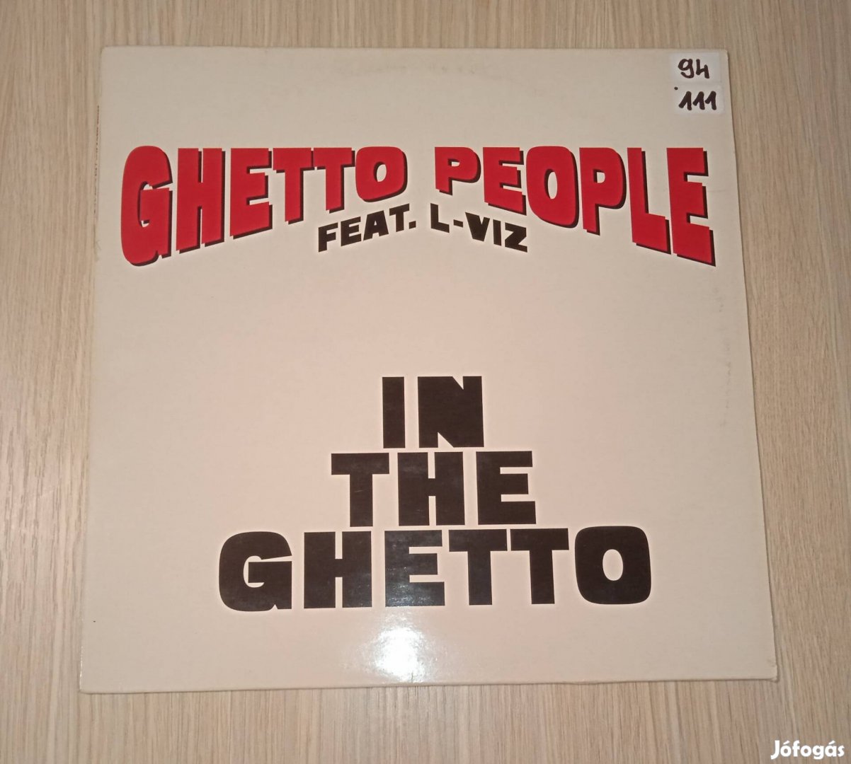 Ghetto People Feat. L-Viz - In The Ghetto (Vinyl,1996)