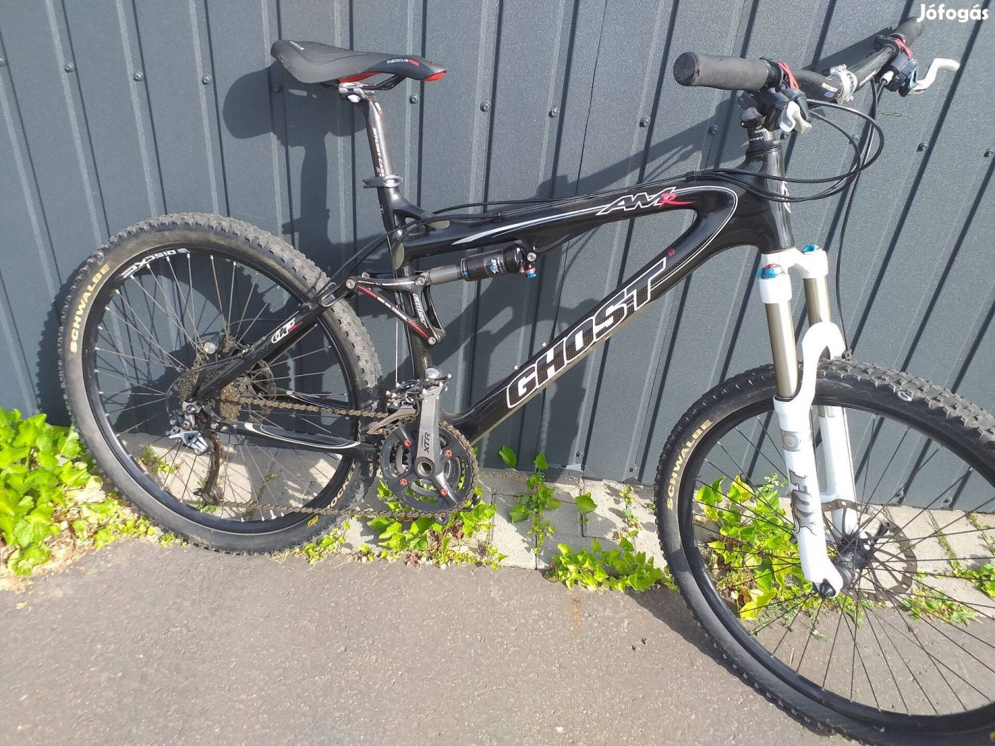Ghost AMR, karbon, teljes XTR Fox szet, downhill kerékpár, bicikli