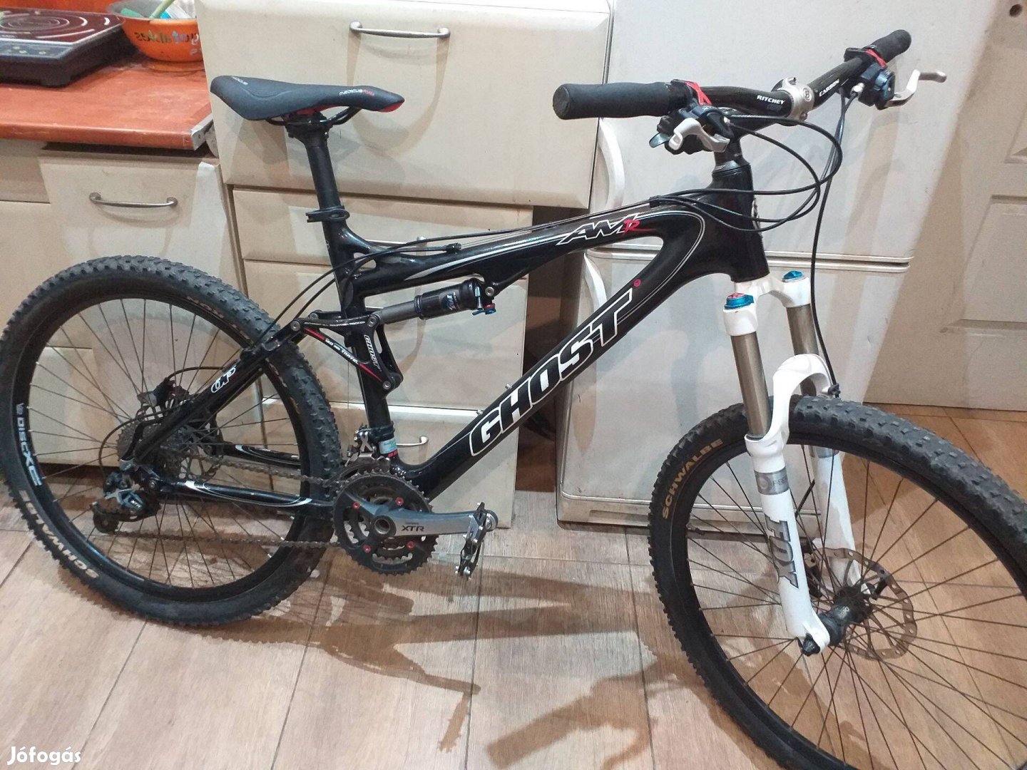 Ghost AMR full XTR, Fox kashima, karbon, downhill kerékpár,