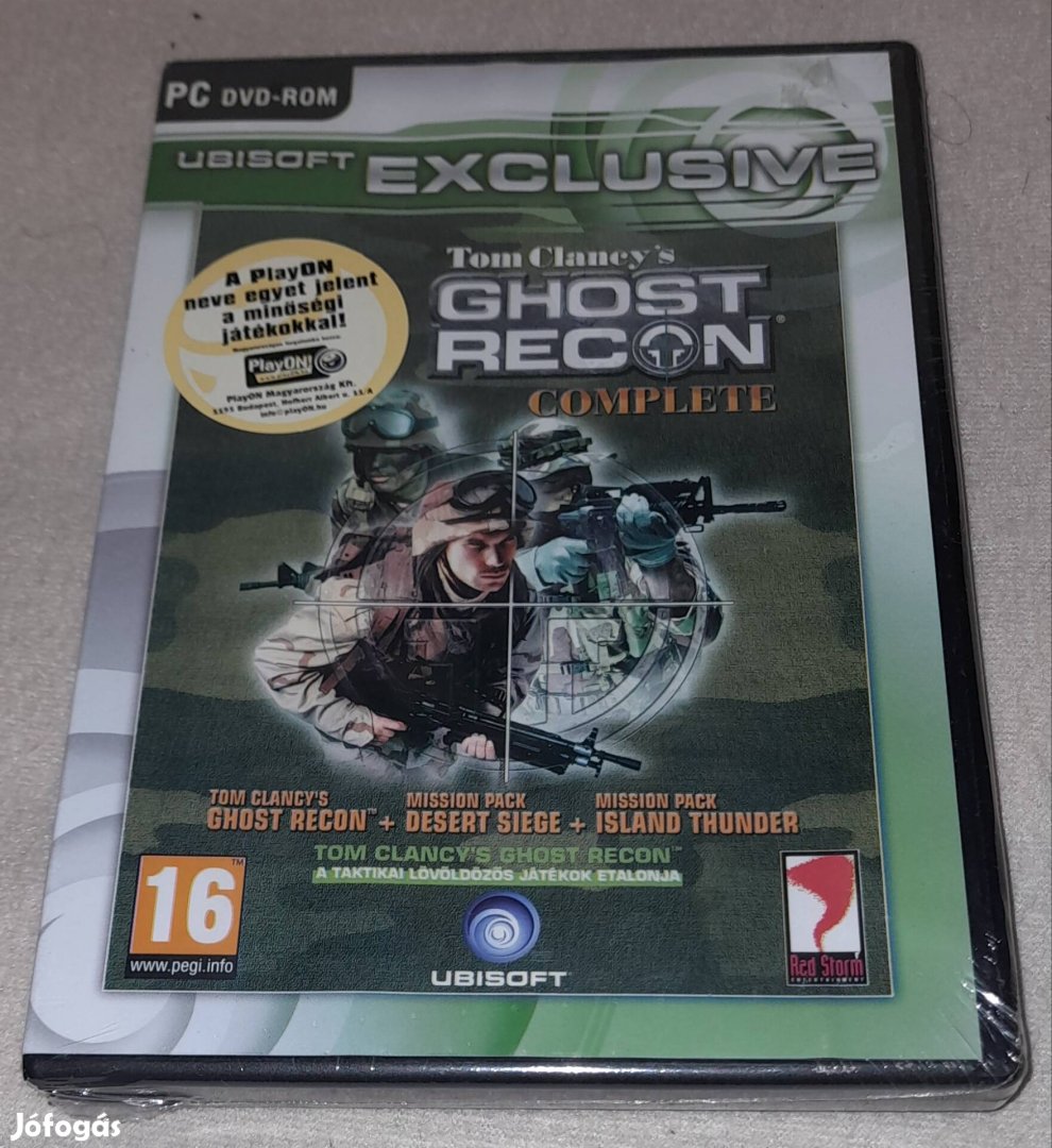 Ghost Recon - Complete PC Játék Bontatlan csomagolásban 