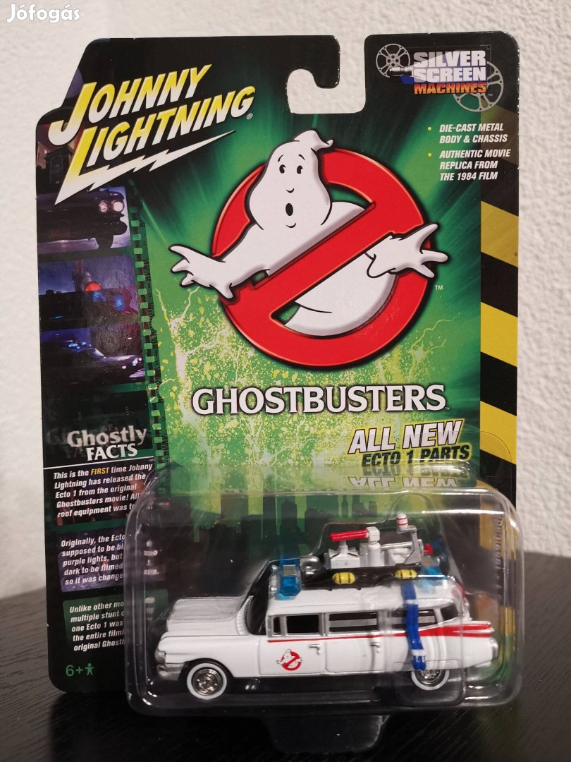 Ghostbusters Ecto 1 Cadillac Johnny Lightning 1:64