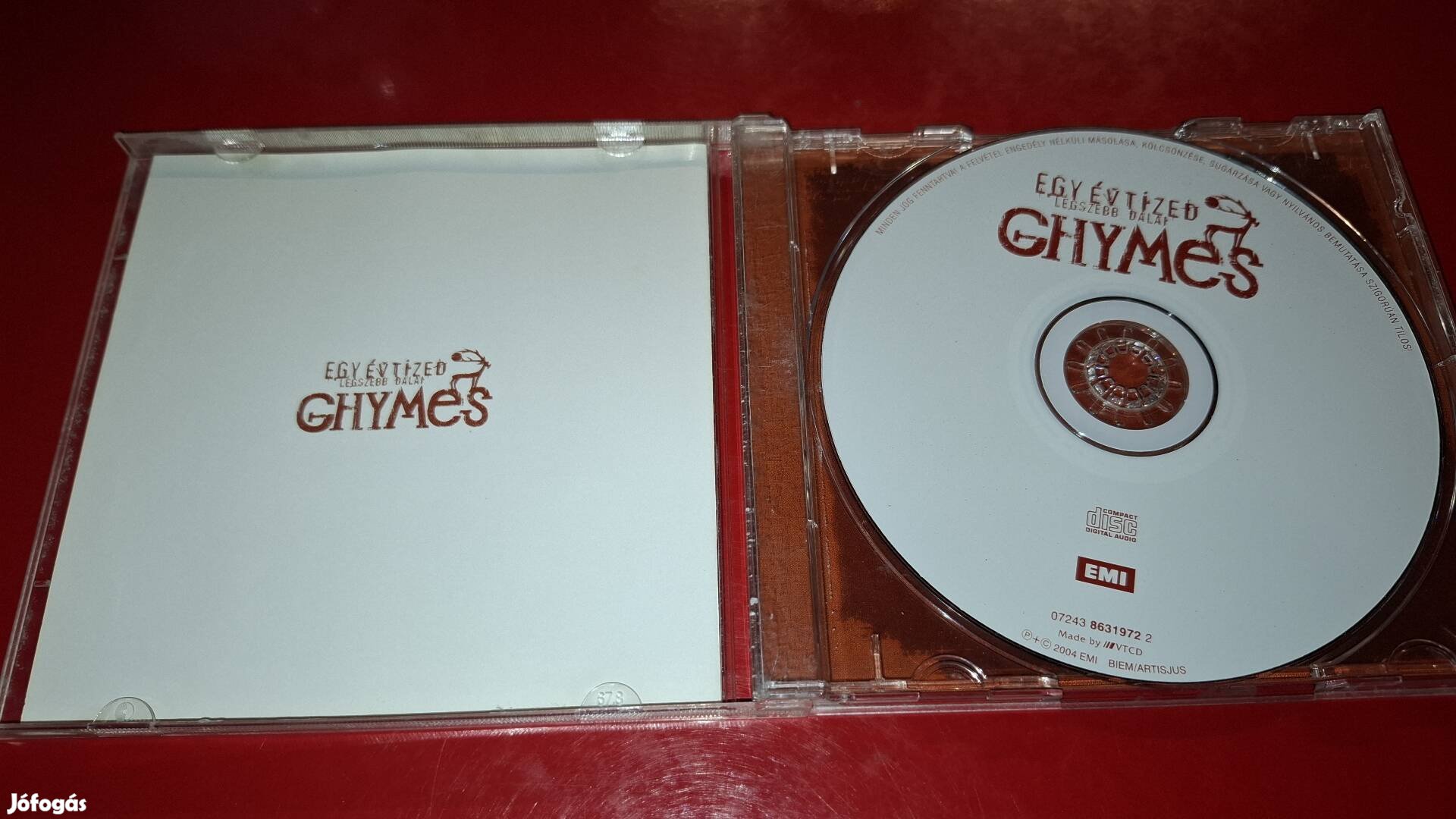 Ghymes Az évtized legszebb dalai Cd Folk - Rock