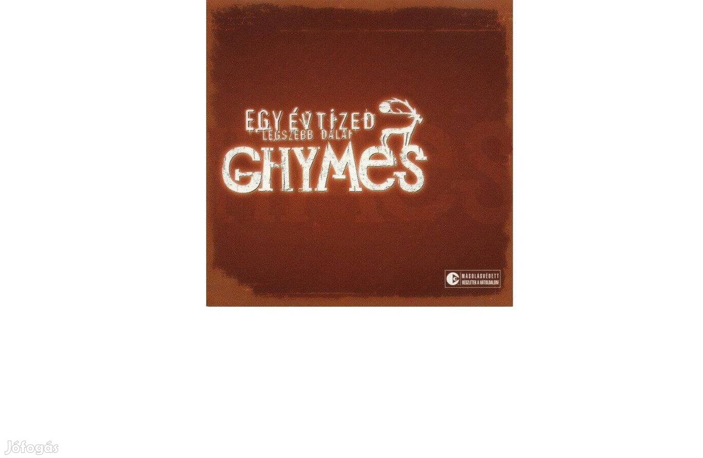 Ghymes Egy évtized legszebb dalai, bontatlan CD