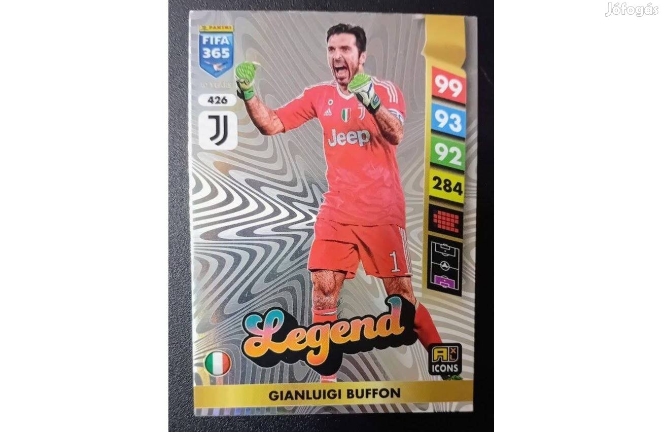 Gianluigi Buffon Olaszország Legend focis kártya Panini FIFA 2025