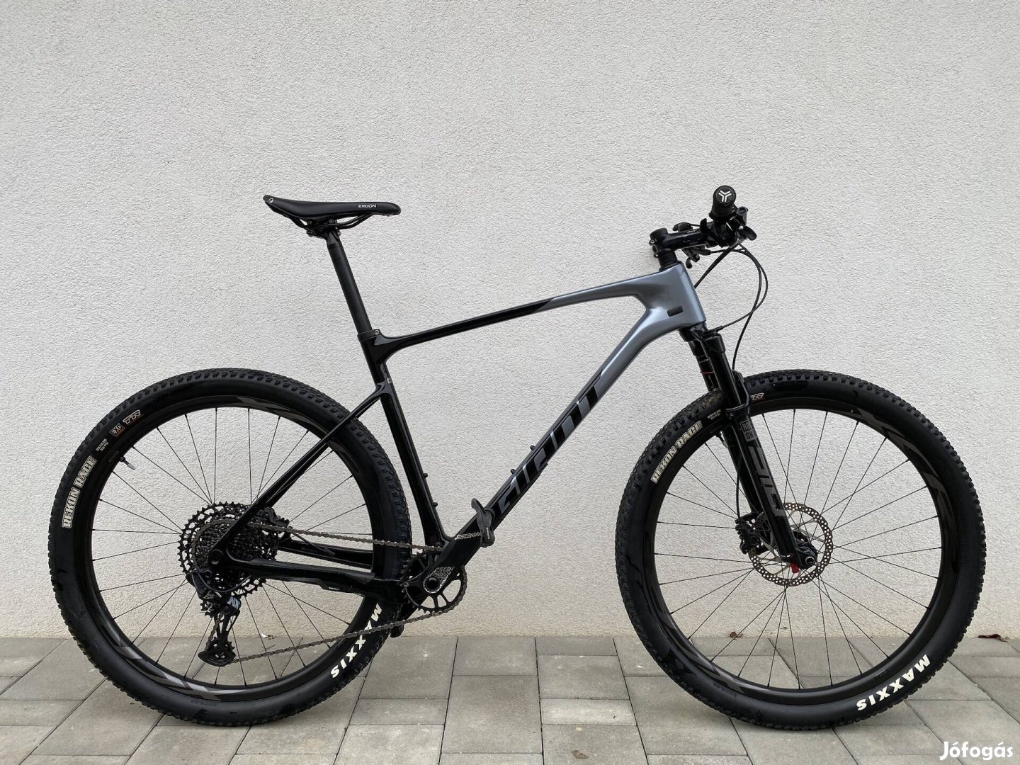 Giant carbon mtb, carbon kerekekkel- XL / Sram Nx