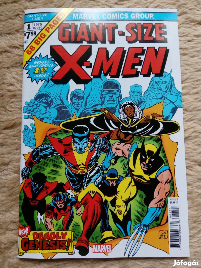 Giant-size X-men hasonmás Marvel képregény: 1B. száma eladó!