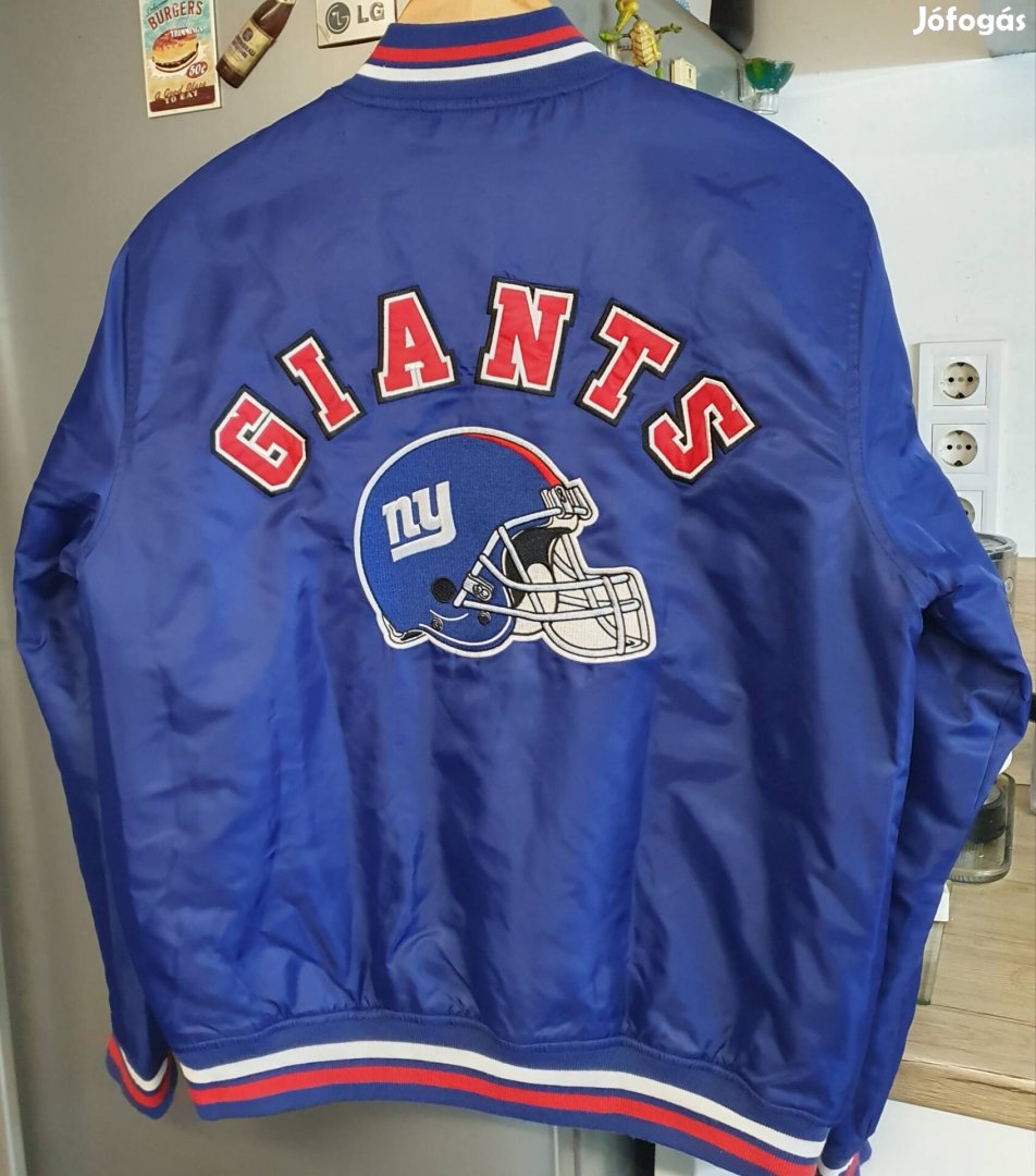 Giants New York NFL varsity bomber dzseki kabát
