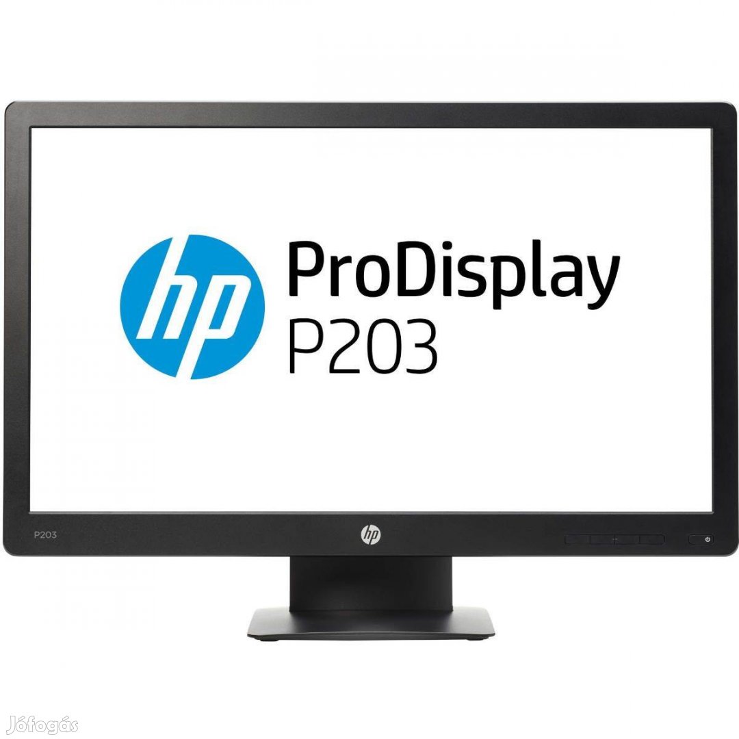 Giga ajánlat! 20" HP Prodisplay P203 TN HD monitor, számla, gari
