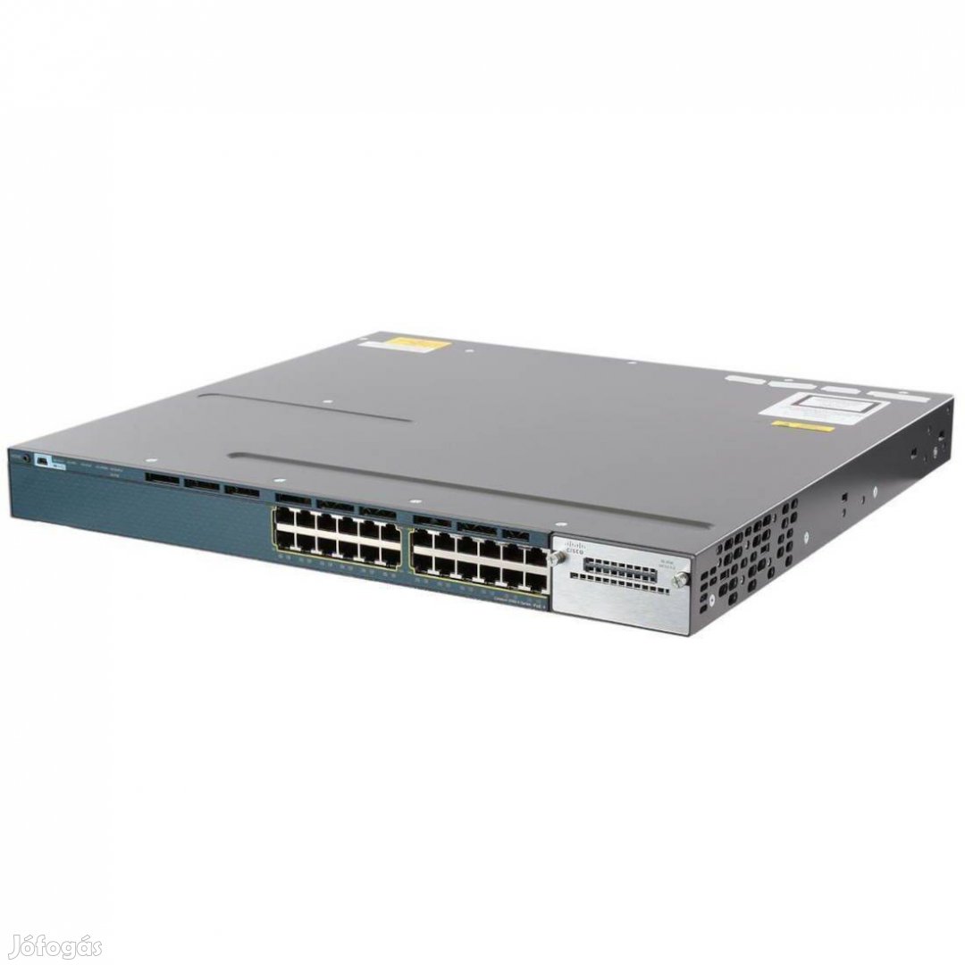 Giga ajánlat! Cisco C3560X-24P-L 24 portos switch számlával, garanciáv