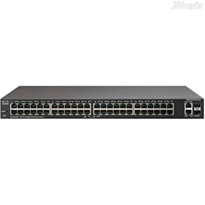 Giga ajánlat! Cisco SG500-52P Gigabit POE switch számlával, garanciáva