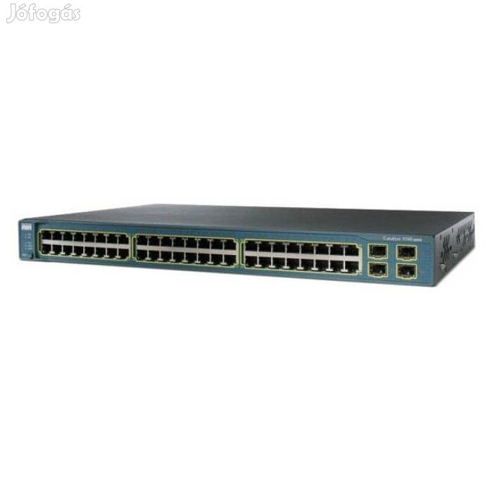 Giga ajánlat! Gigabites Cisco C3560G-48TS-S 48 portos switch számlával