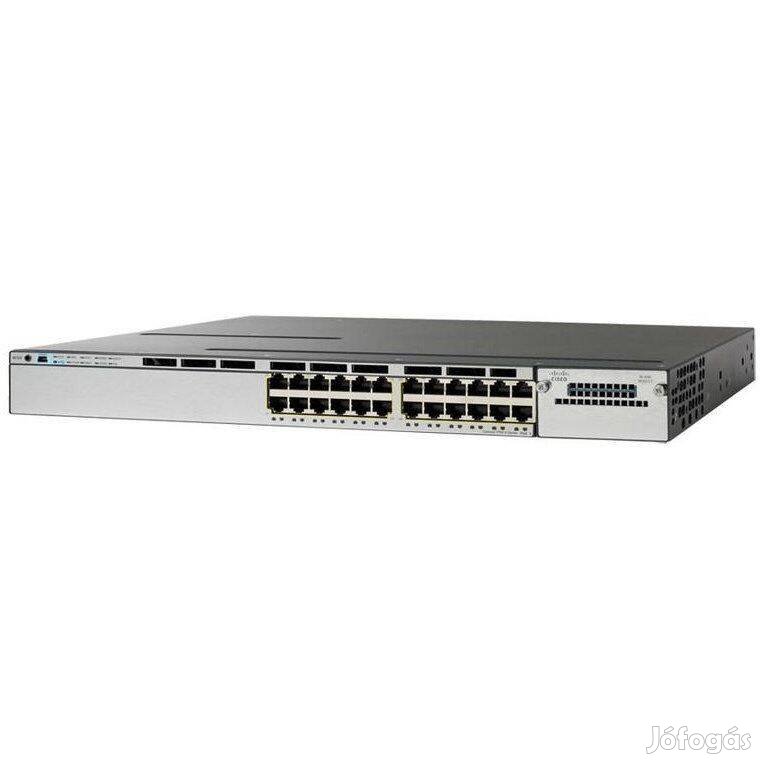 Giga ajánlat! Gigabites PoE-s Cisco C3750X-24P-S 24 portos switch szám