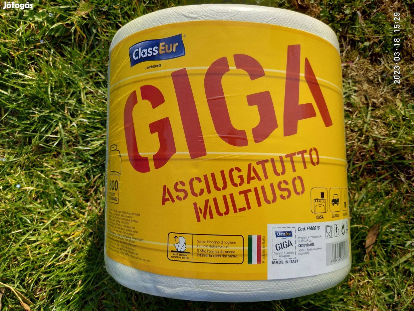 Giga méretű gazdaságos papírtörlő, ennél nagyobb méretű