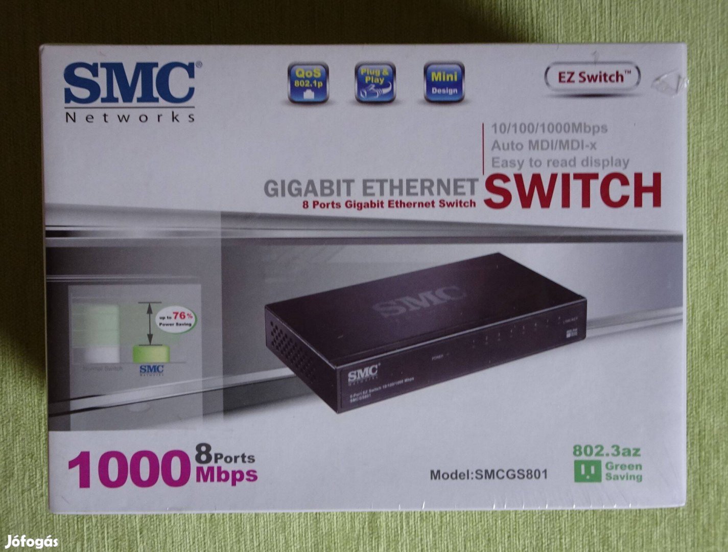 Gigabit Ethernet Swich SMC GS801 eladó