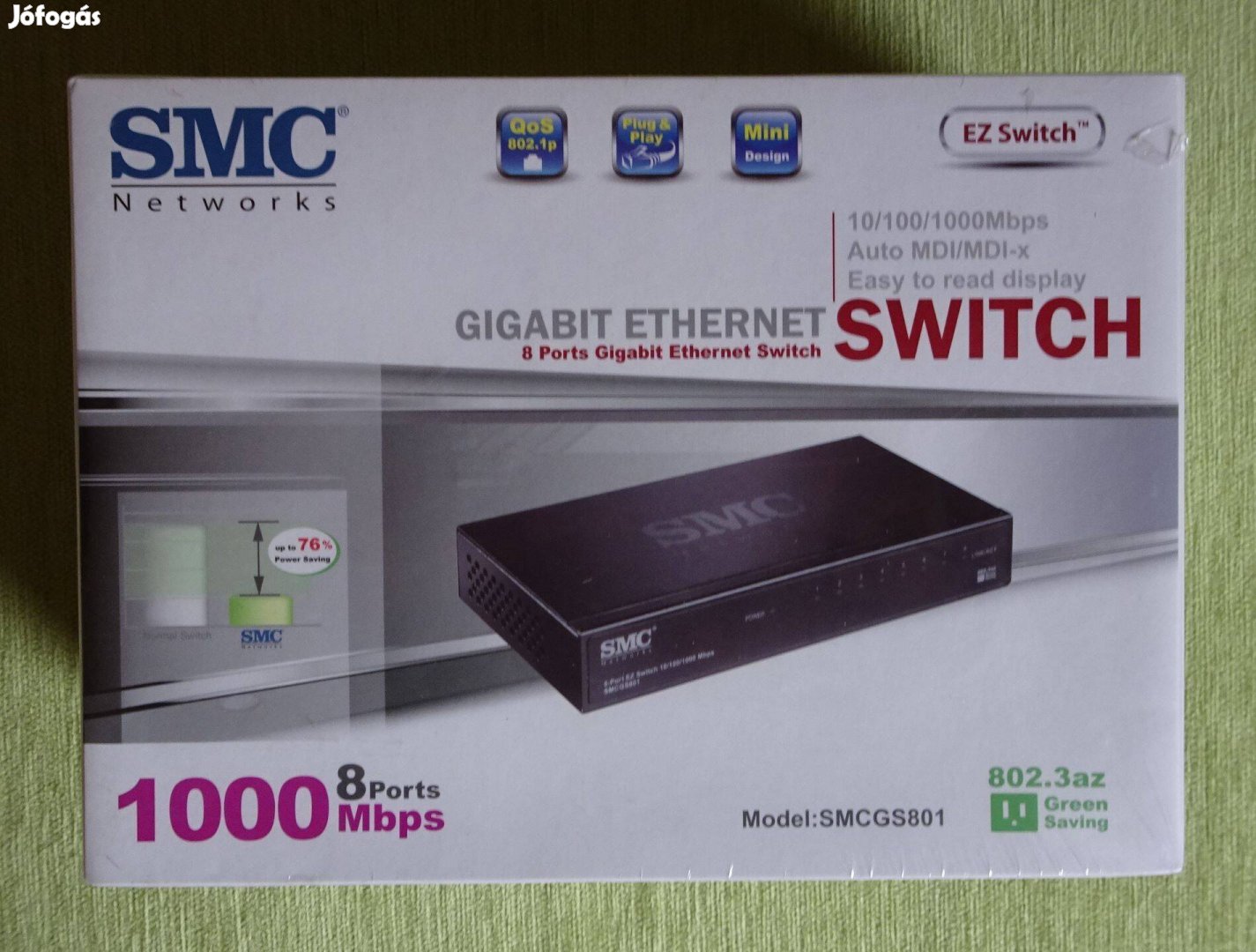 Gigabit Ethernet Swich SMC GS801 eladó