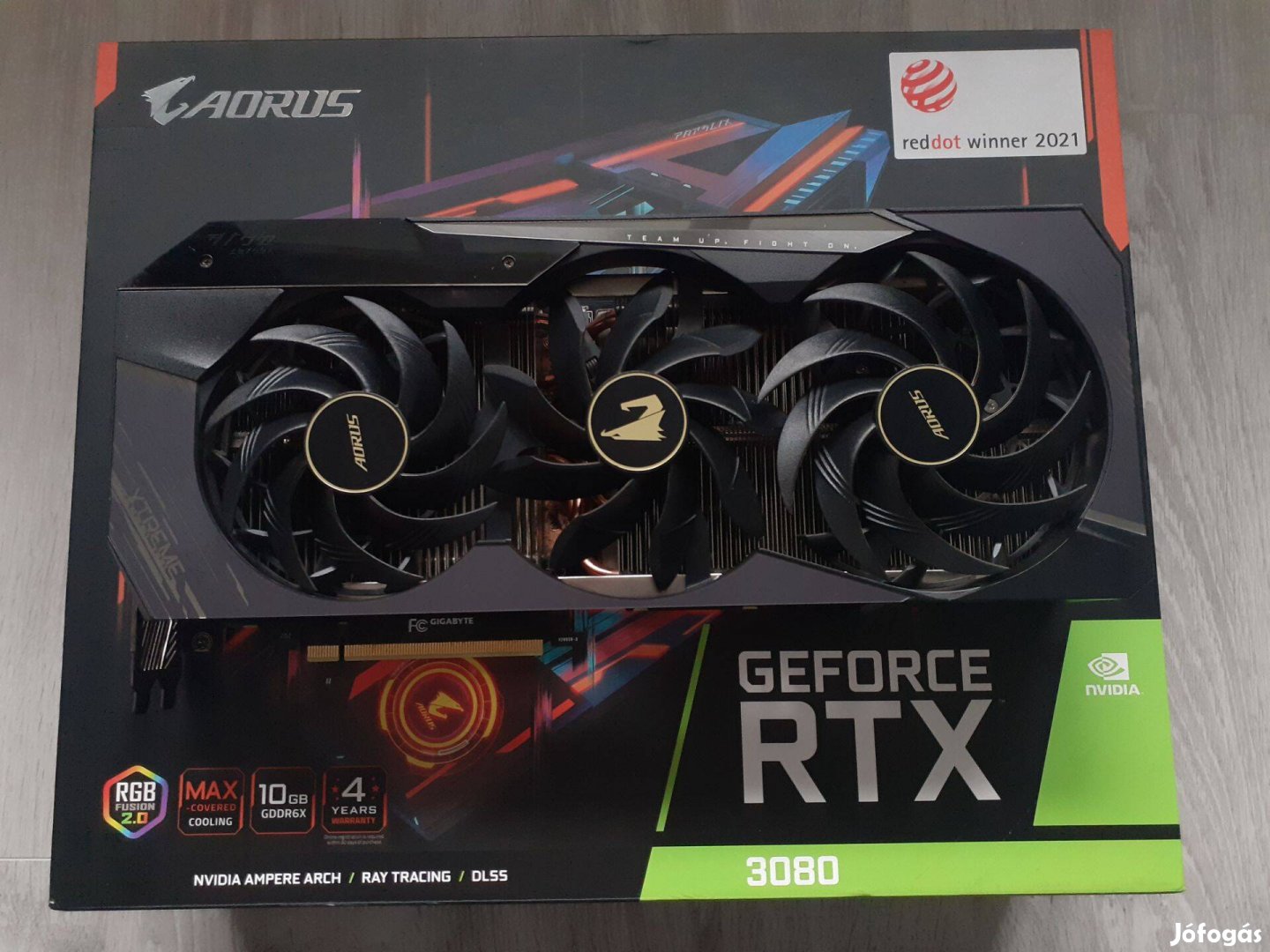 Gigabyte Aorus Rtx 3080 10GB Gddr6X Xtreme 10G - Újszerű, hibátlan!