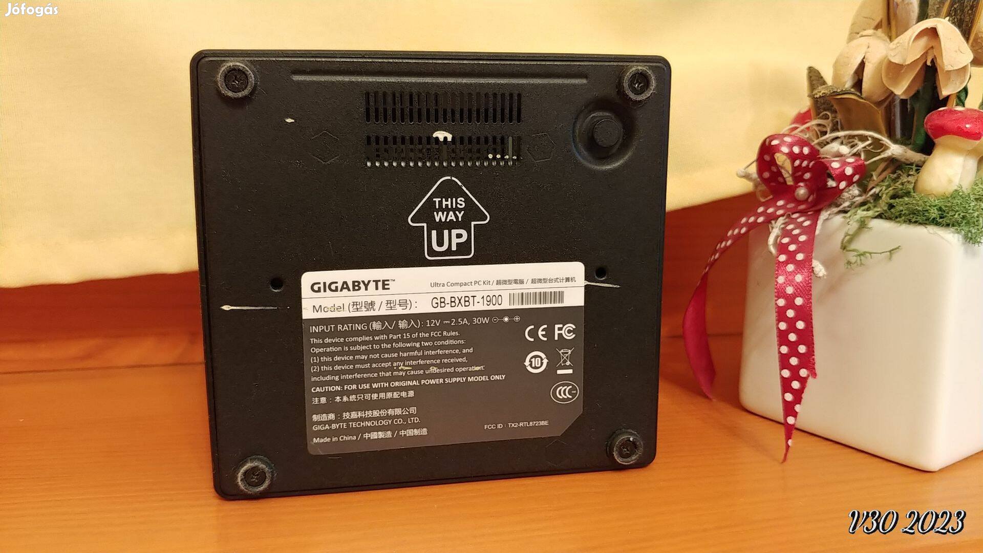 Gigabyte Brix Mini tenyérnyi PC/4Gb eladó, Home Assistant