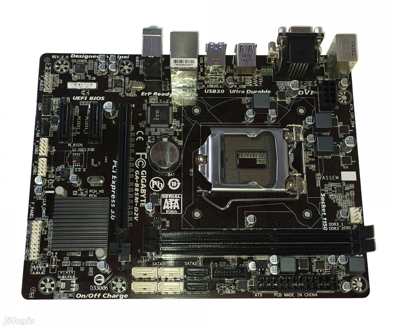 Gigabyte GA-B85M-D2V Rev 2.0 alaplap s1150