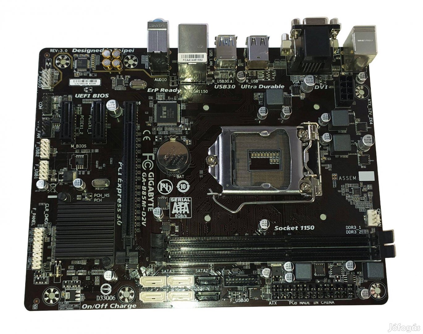 Gigabyte GA-B85M-D2V Rev 3.0 alaplap s1150