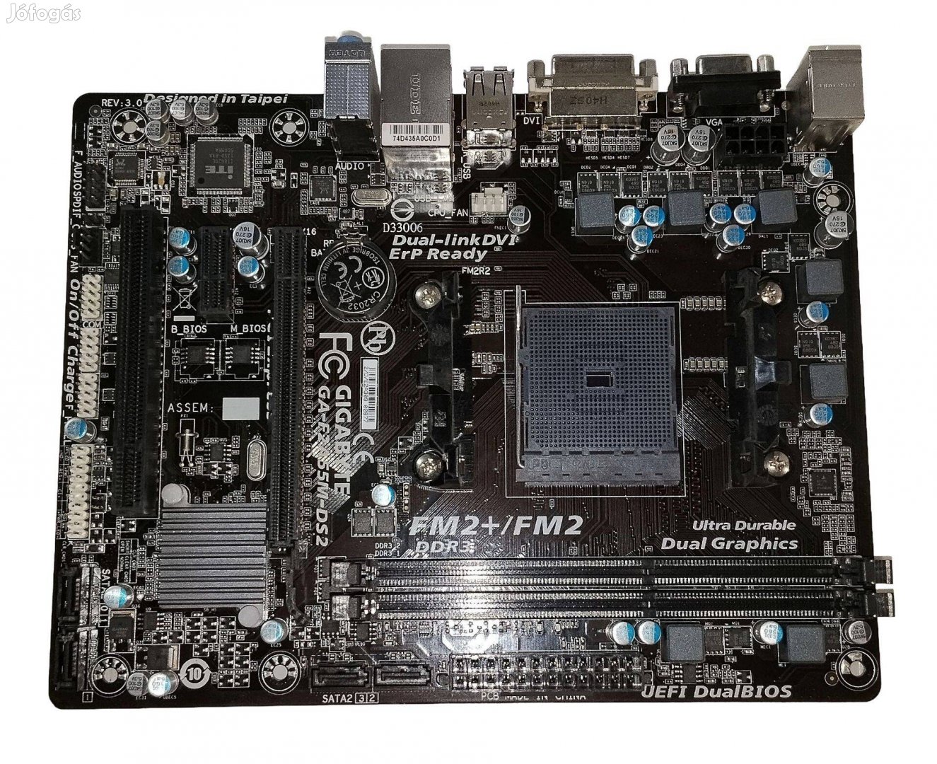 Gigabyte GA-F2A55M-DS2 alaplap FM2 FM2