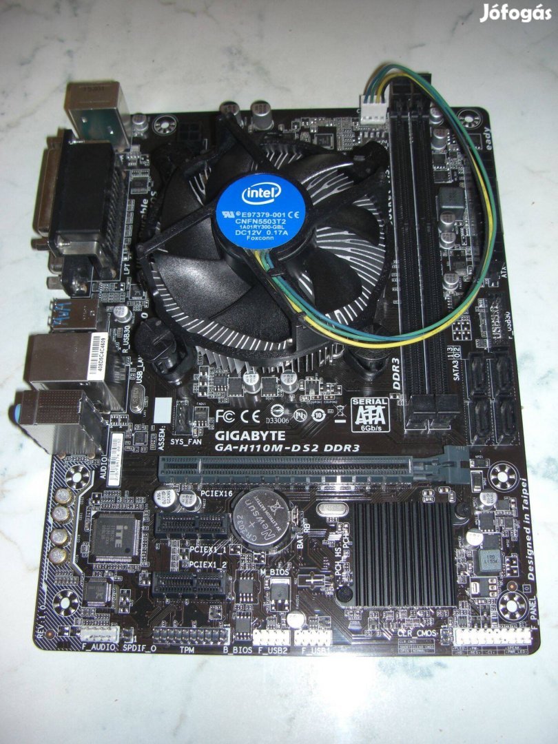 Gigabyte GA-H110M-DS2 DDR3 + Intel i3 6100