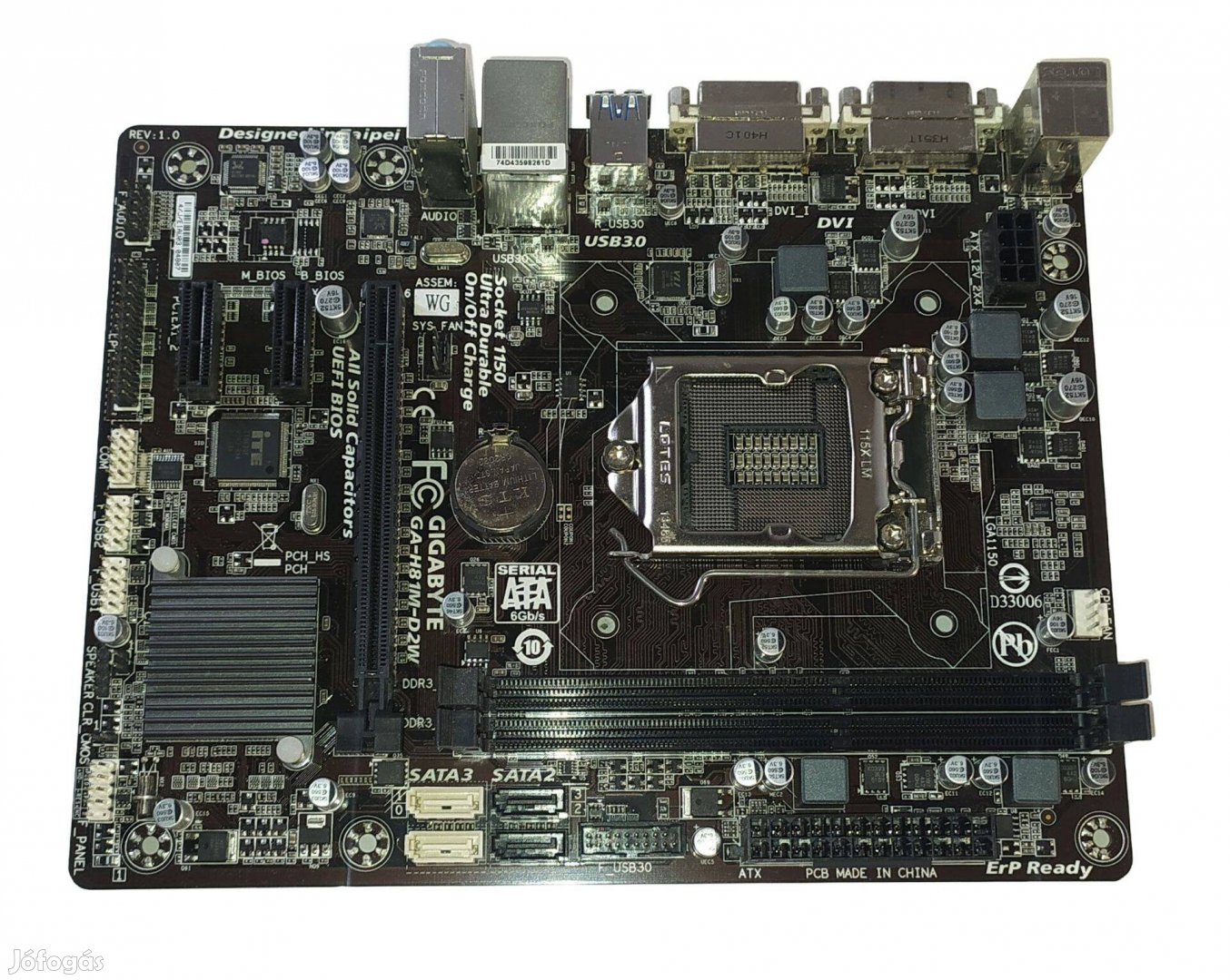 Gigabyte GA-H81M-D2W alaplap s1150