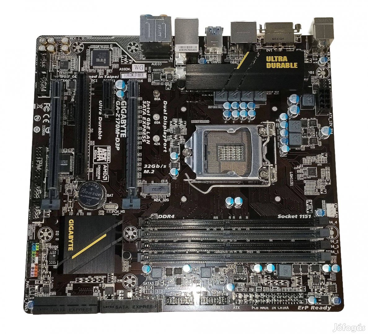 Gigabyte GA-Z170M-D3P alaplap s1151 v1