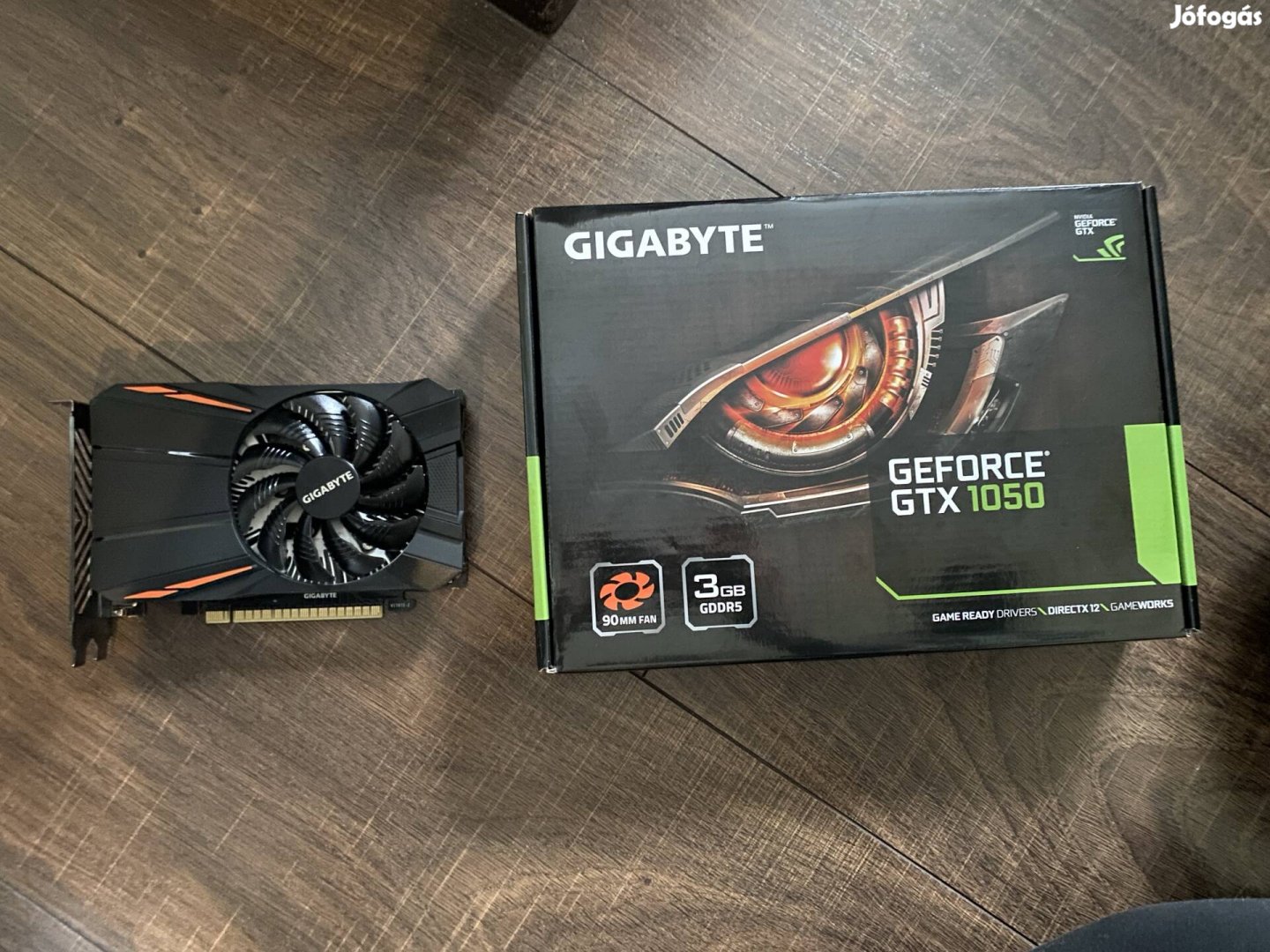 Gigabyte Geforce Gtx 1050 videókártya eladó dobozzal.