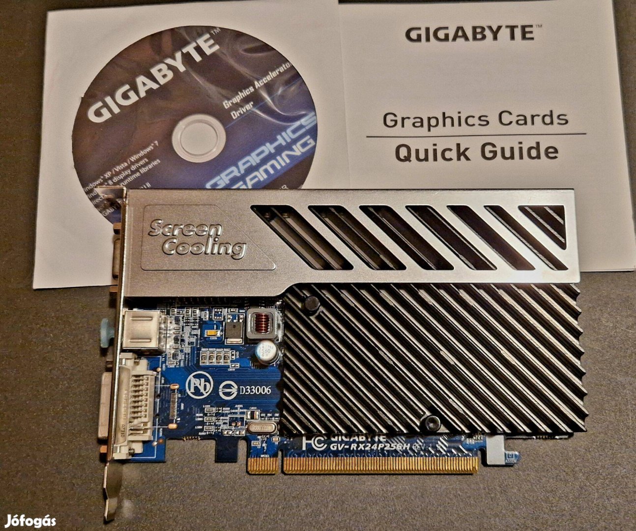 Gigabyte Radeon HD 2400Pro 256MB videókártya