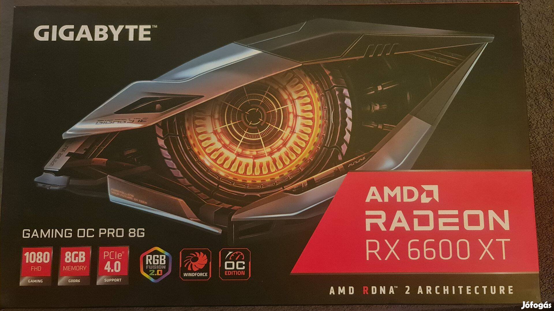 Gigabyte Radeon RX 6600 XT 8GB OC Gddr6 Videokártya