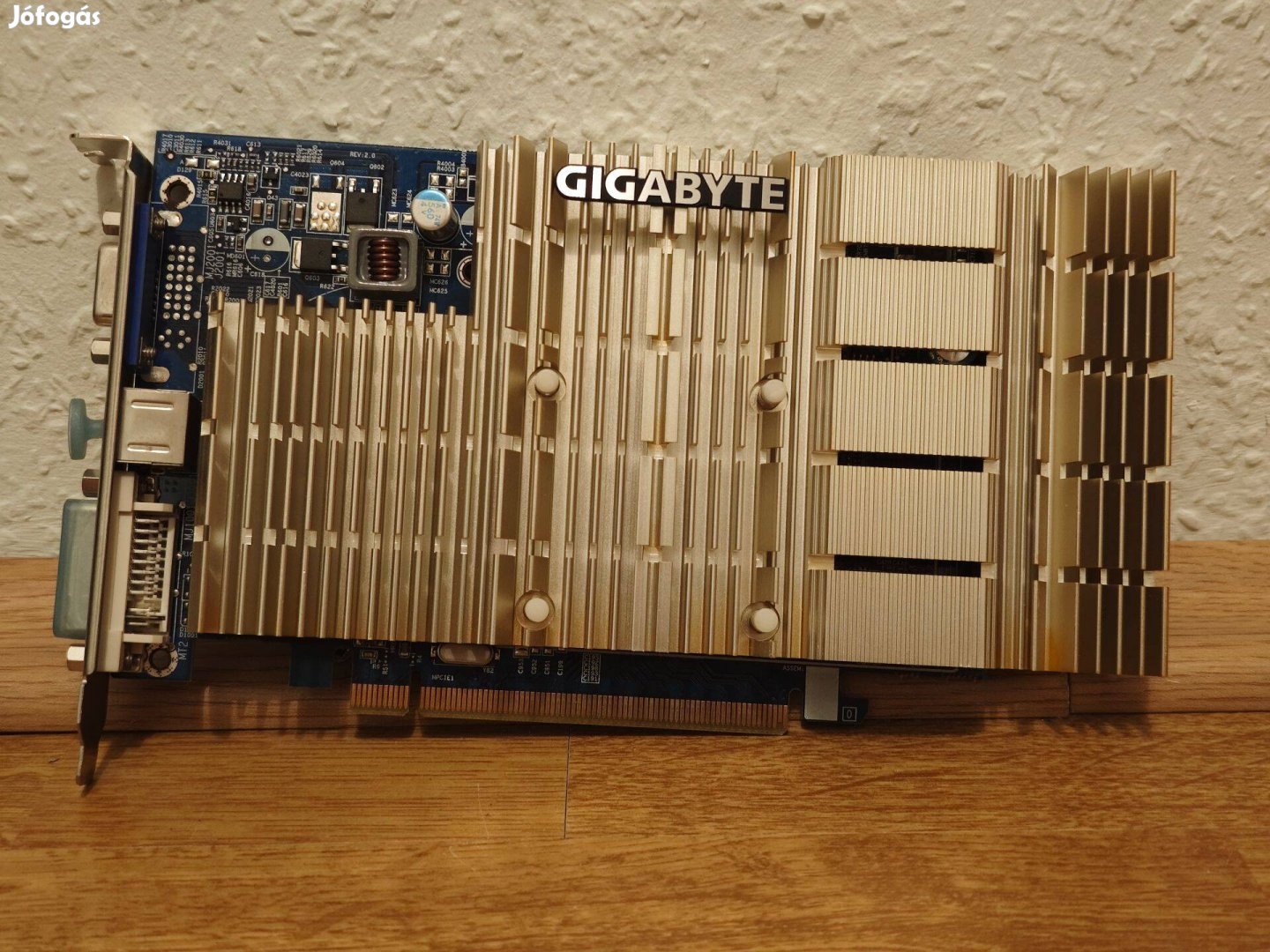 Gigabyte Radeon X1550 GV-RX155256D-RH Hibátlan, Passzív