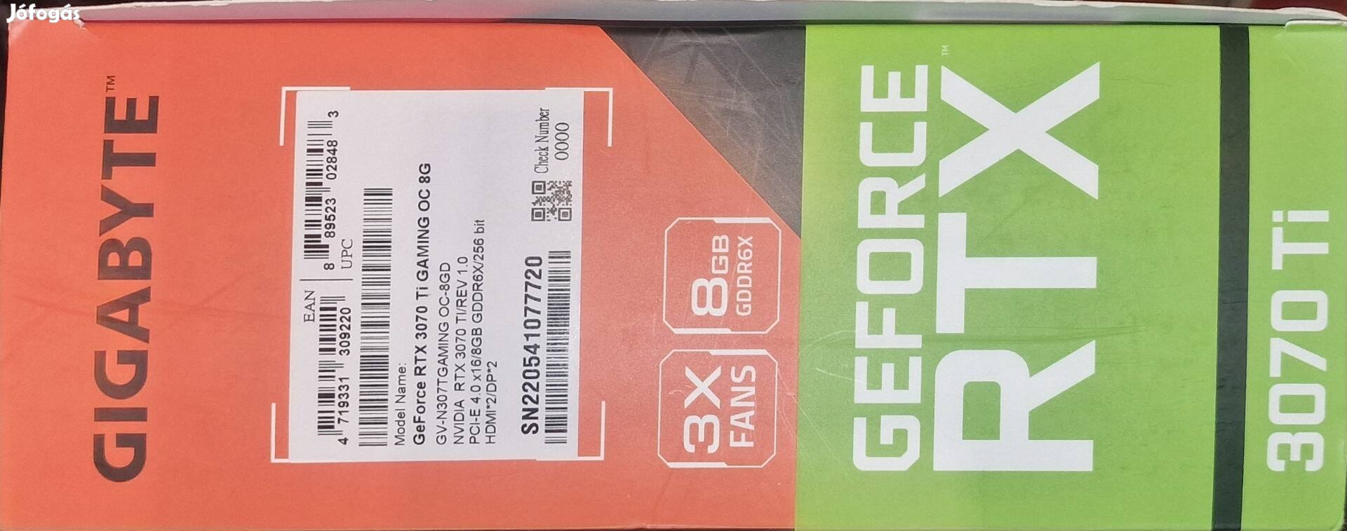 Gigabyte Rtx 3070 Ti 8Gb Gaming OC