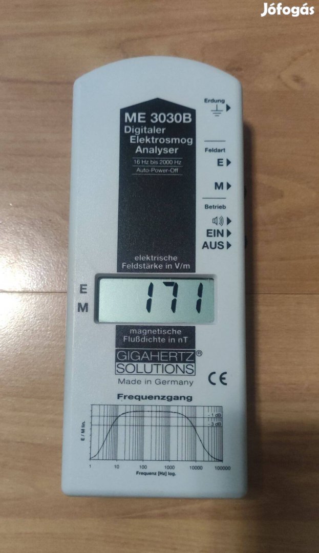 Gigahertz Solutions ME3030B Elektroszmog mérő 16 Hz - 2 kH