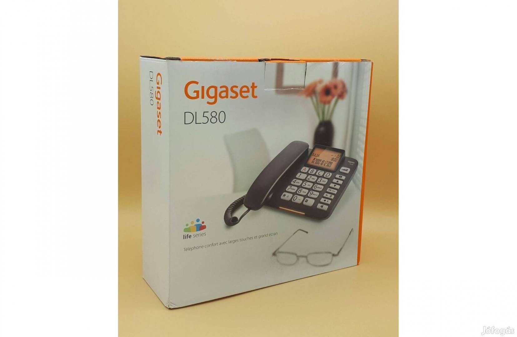 Gigaset DL580 otthoni vezetékes telefon, hallássérülteknek, időseknek