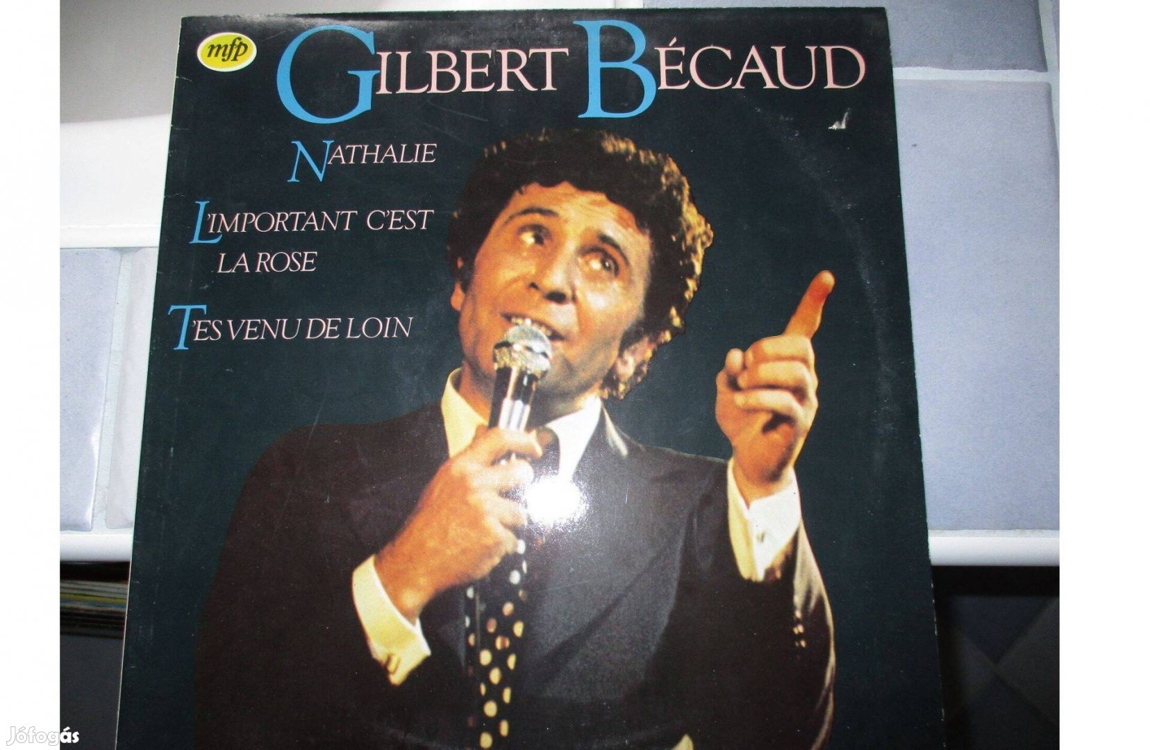 Gilbert Bécaud bakelit hanglemezek eladók