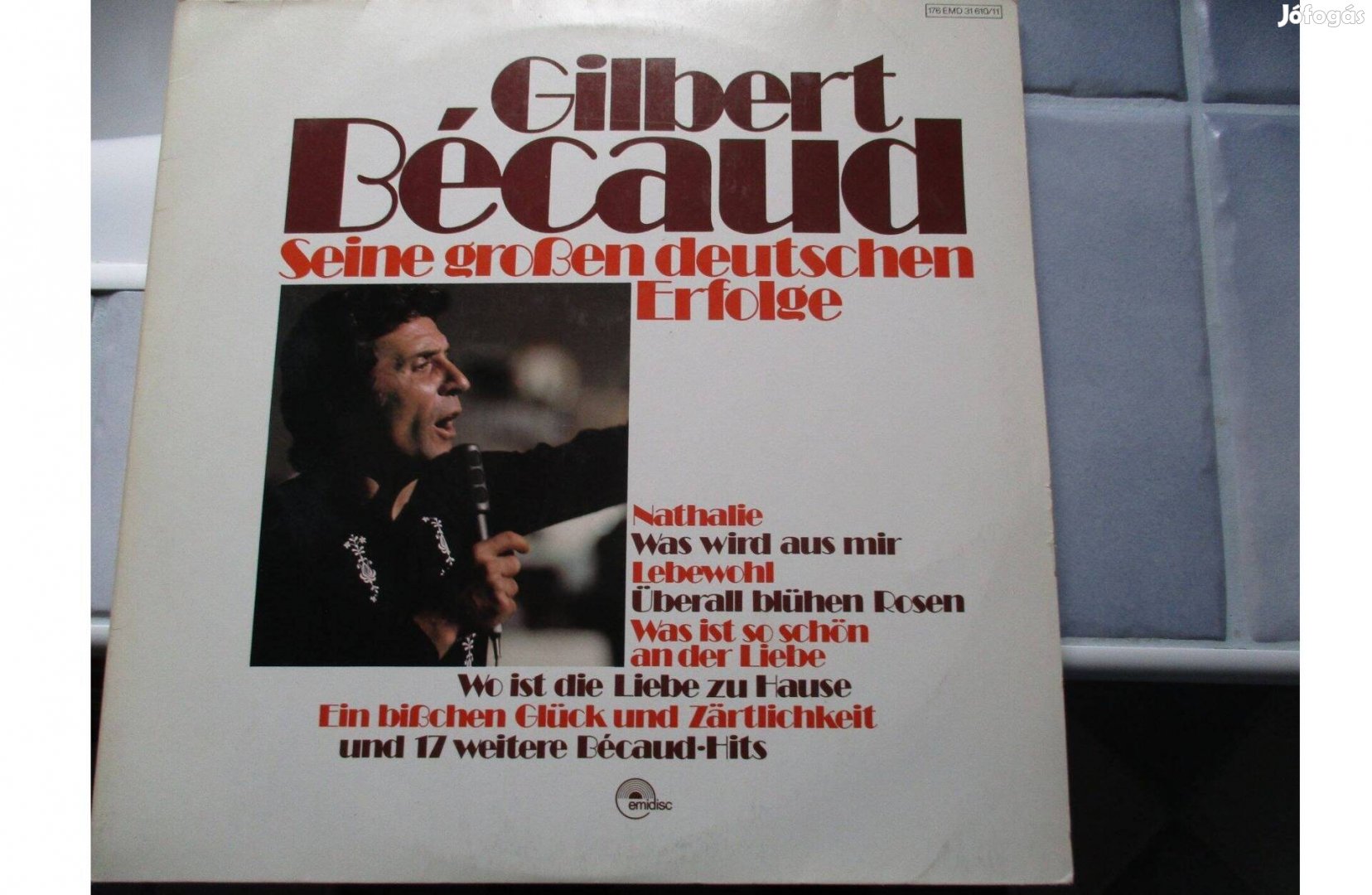 Gilbert Bécaud dupla bakelit hanglemezek eladók